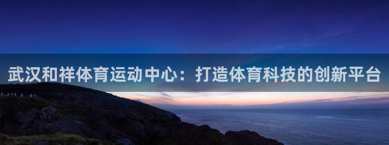 球速体育：武汉和祥体育运动中心：打造体育科技的创新平台